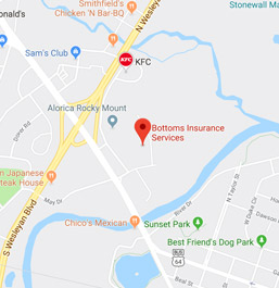 Bottoms Insurance location on Google Maps
